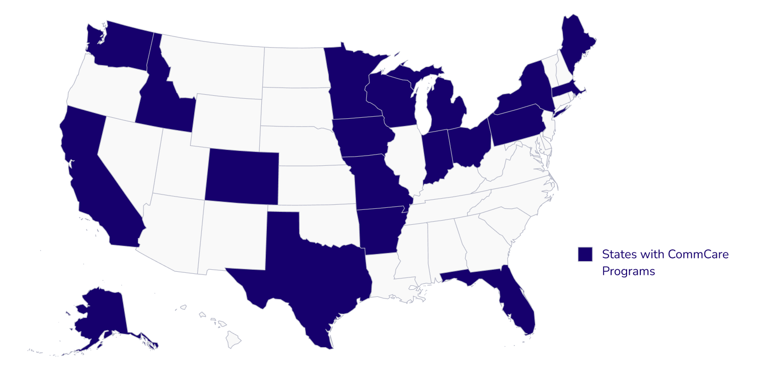 USA CommCare Map
